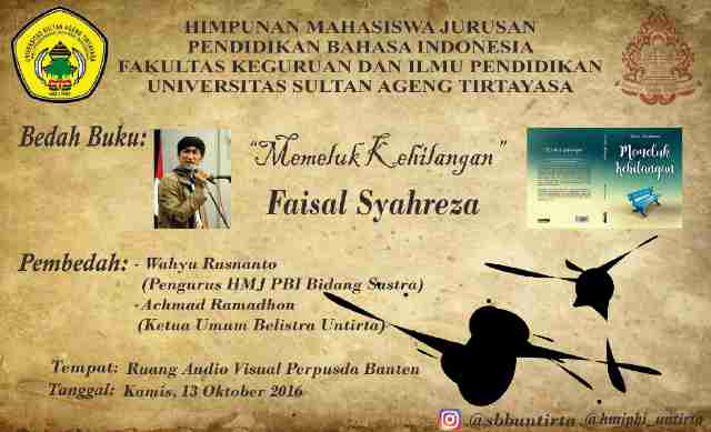 Hadirilah, miliki bukunya dan dapatkan tanda tangannya. Yeyyy!😋 <a href="/infoUNTIRTA/">BEM KBM UNTIRTA</a>  <a href="/Untirta_/">UNTIRTA</a>