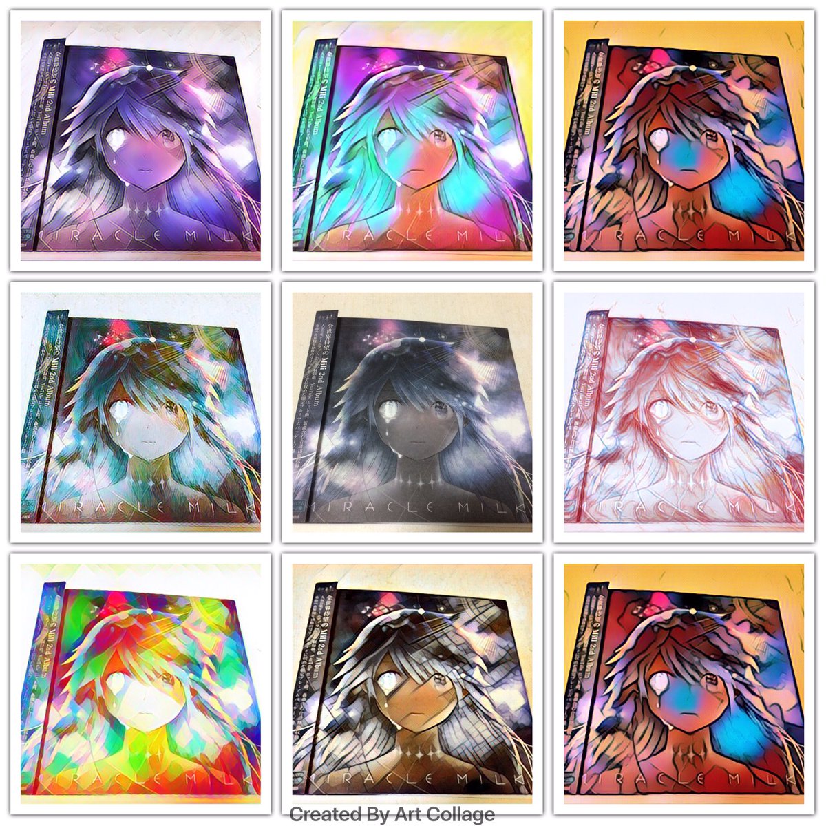 Mili Miracle Milk 初回限定版 直筆サイン入り色紙 Mili miracle milk