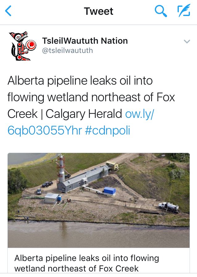 Treaty_Alliance's tweet image. In last week in Alberta, oil pipeline leaked, train derailed &amp;amp; Alberta gov invested in First Nation controlled solar. Way forward is clear.
