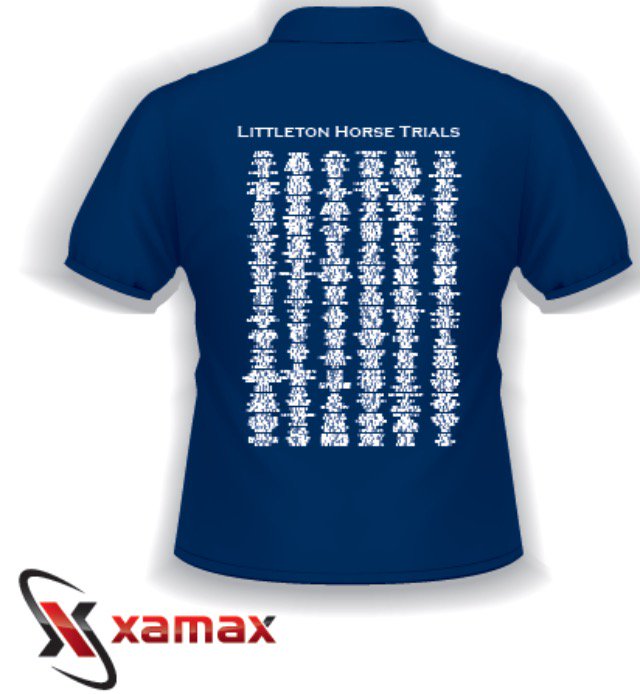 CLEARANCE surplus Official <a href="/LittletonHTs/">LittletonHorseTrials</a> Polos, only £12.50 til 20 Oct! Horses named on stylish &amp; unique Polo 07771600033 / hannah@lmeq.com