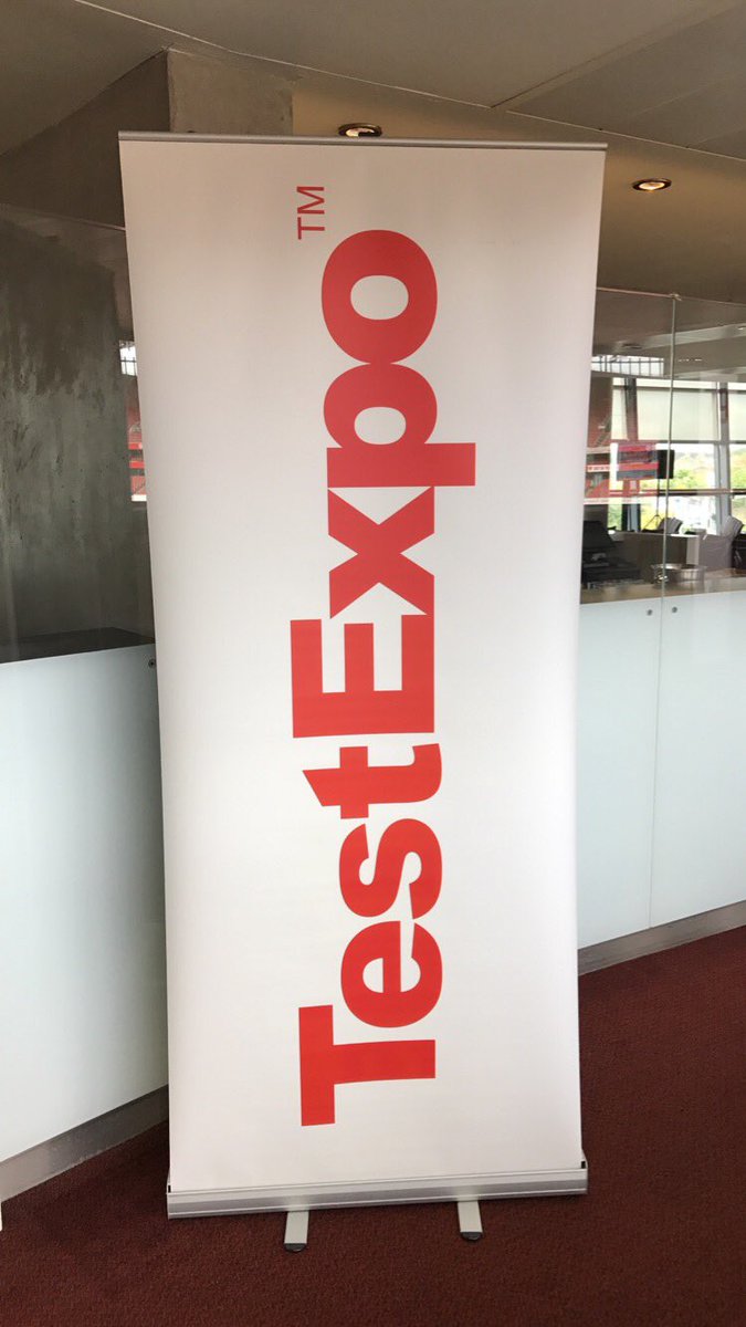 thdrake's tweet photo. Representing @QualiTest at the #testexpo16 https://t.co/R49Xf0aLu4
