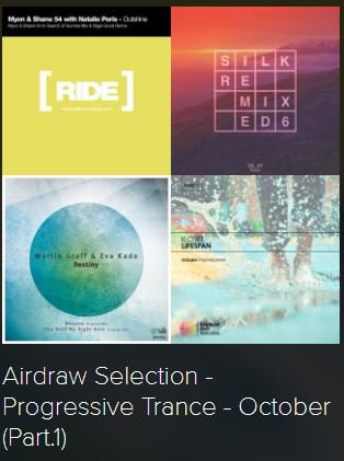 airdraw's tweet photo. A #playlist with a chill sound but with enough groove to get the whole body moving! https://t.co/OWNa6KAwqJ #ProgressiveTrance https://t.co/Ne7lqKTkWT