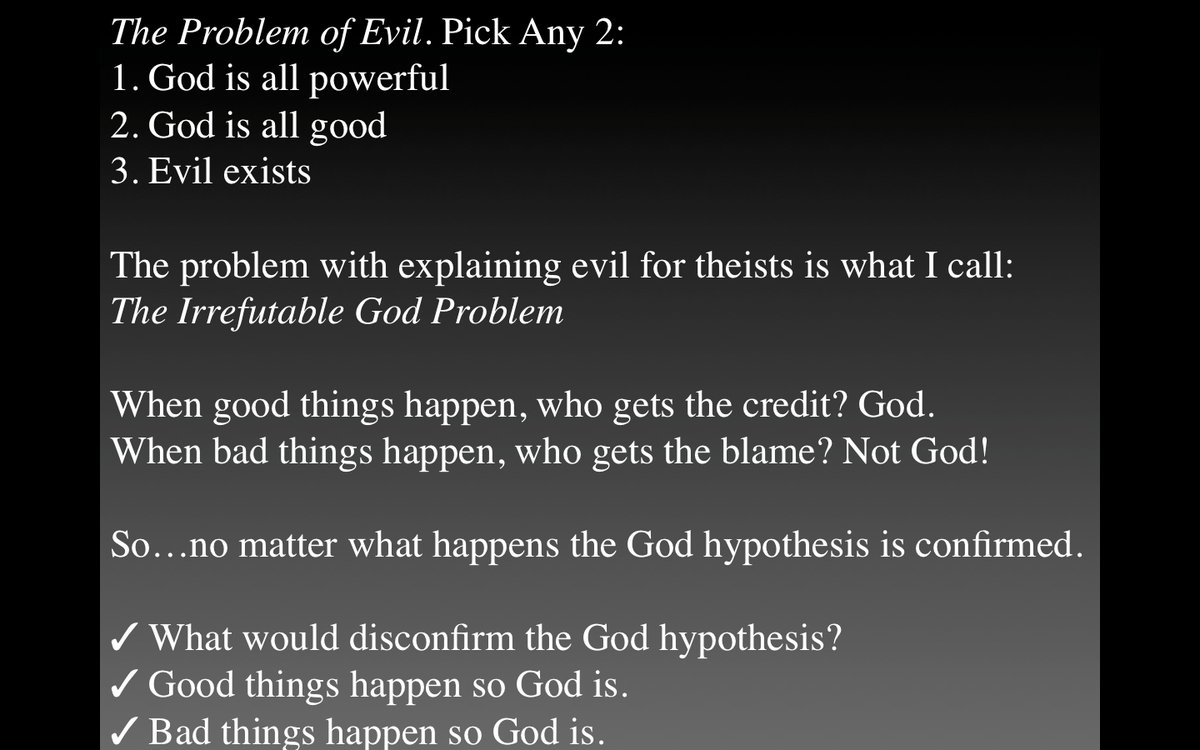 dialogue on good evil and the existence of god