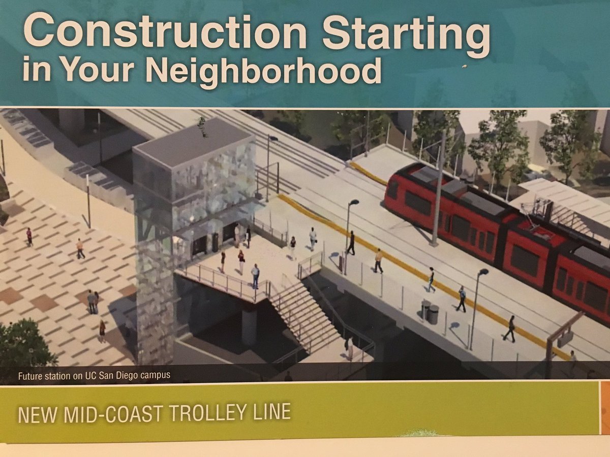 Tamara_Kitic's tweet photo. Can't wait for @MidCoastTrolley project to be done! Super Exciting #News for #Sandiego. #trolleyline #publictransport #smartcities #utc https://t.co/xlZ0iBKsCd