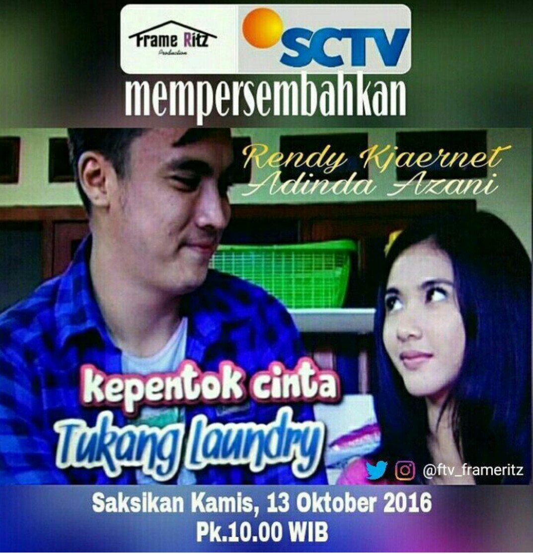FrameRitz_Prod's tweet image. Tayang bsk pagi ya.. Jam 10 pagi di @SCTV_ cast @dindazani @rendykjaernett happy watching...