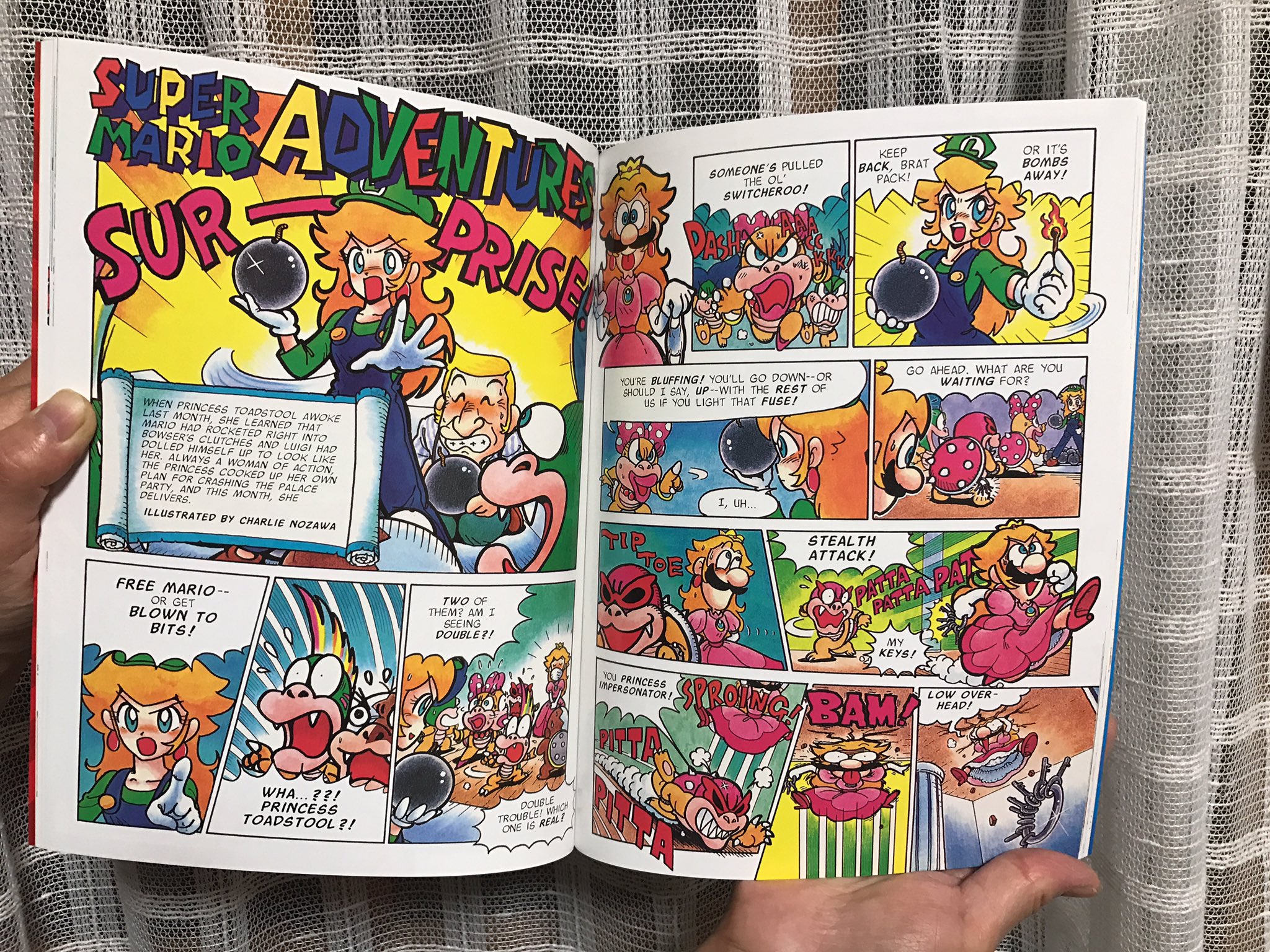 初版 チャーリー野沢 スーパーマリオ マリオの大冒険 マンガ