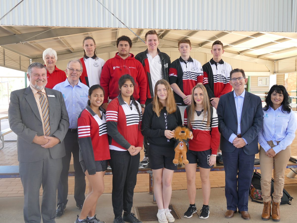 aj_aspire's tweet image. That Clancy gets everywhere.  Even out with Prof Jacobs and @ASPIREUNSW at Lightning Ridge Central School. @UNSWnews @UNSW #outreachmatters