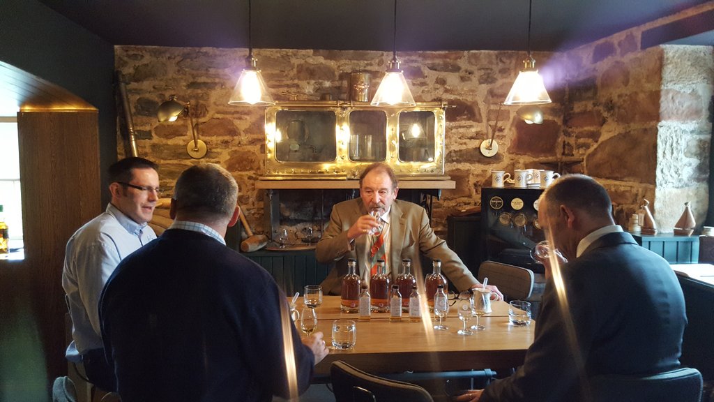 fr1day's tweet image. At @GlenScotiaMalts, Iain McAlister, Michael Henry and Charles Maclean! I&apos;m in heaven #liquorshoptrip2016 #PrivateBarrelCo