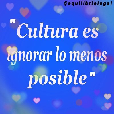 equilibriolegal's tweet photo. #Buen dia para tod@s #FelizMiercoles #12Oct
#Twitter #Facebook #Instagram 
La educación es obligatoria, la cultura potestativa d cada quien! https://t.co/RDQsnXE3cR