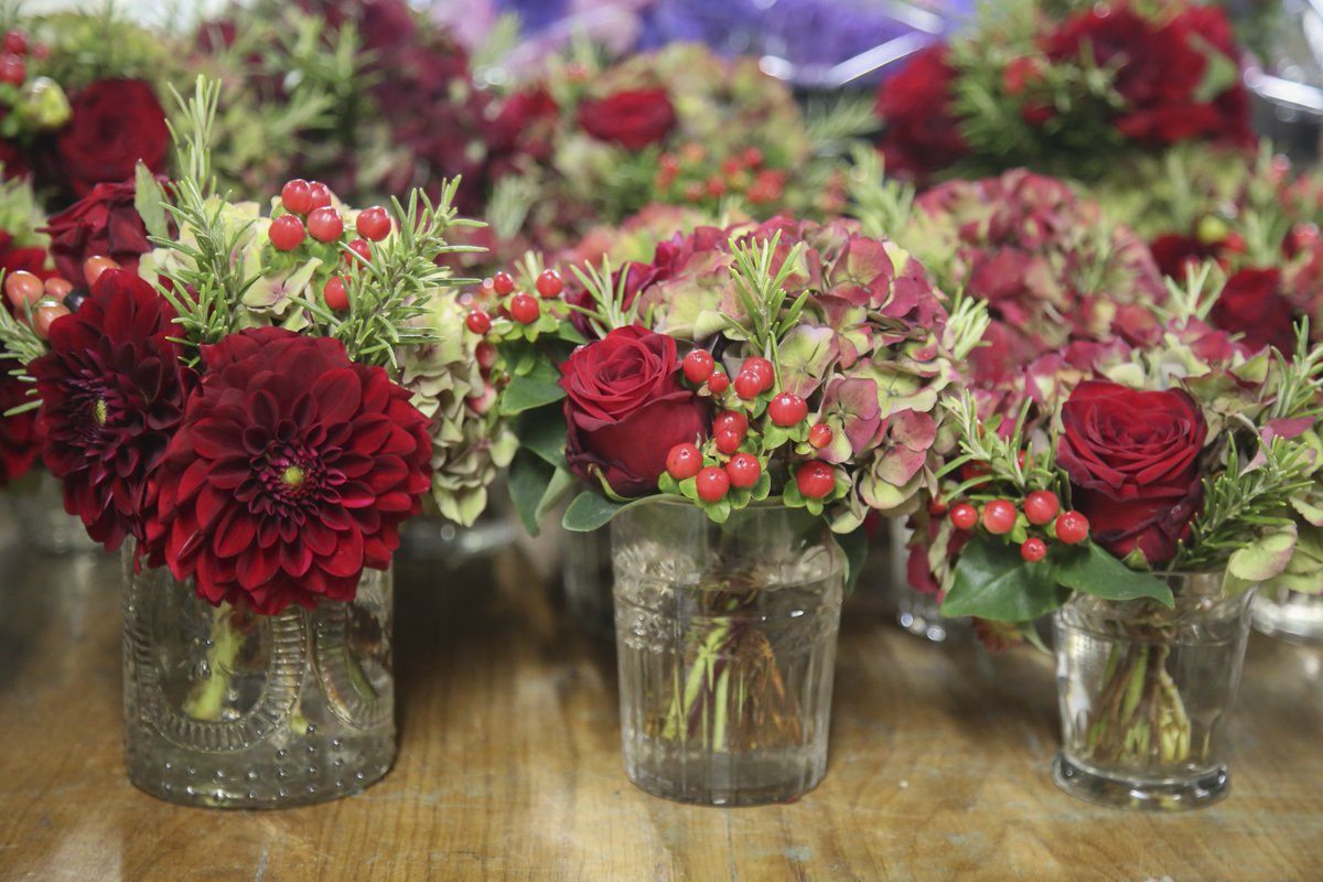 In the workroom - #flowerseverywhere