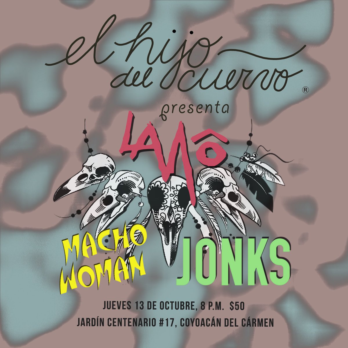 lamomusica's tweet photo. Solo un día más para este #concierto en @elhijodelcuervo junto a @machowomanband y #Jonks. https://t.co/620e2PiVWU https://t.co/MN6ULLOuXC