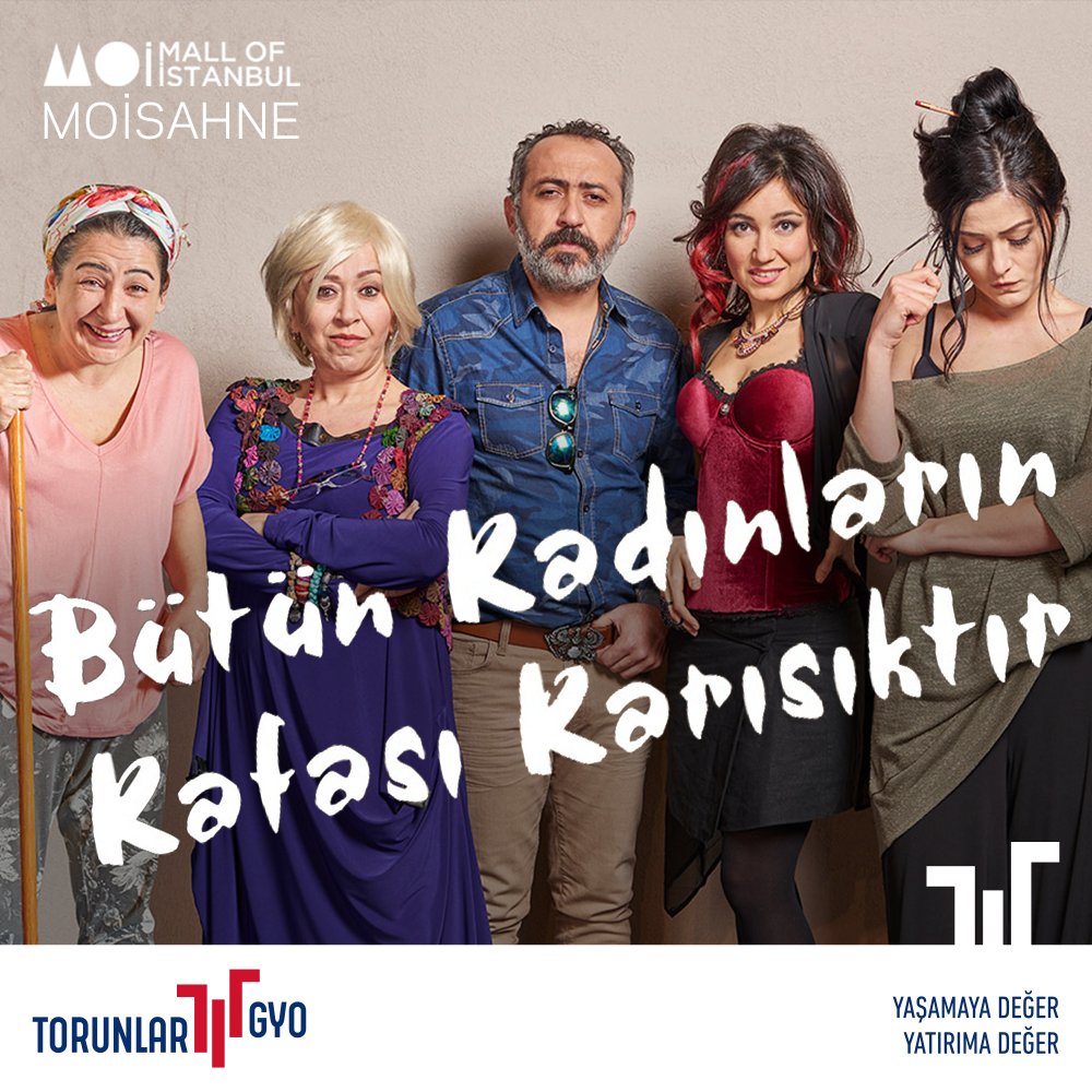 TorunlarGYOtr's tweet photo. Cumartesi günü 20:30’da kadınların bunalım komedi oyunu ‘Bütün Kadınların Kafası Karışıktır’ Mall of İstanbul’da sizleri bekliyor. https://t.co/kpKSd0OIM4