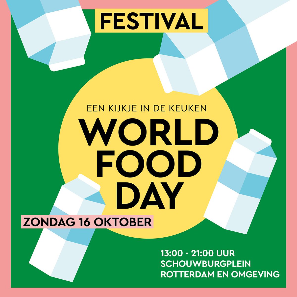 Ben jij erbij zondag? Want het is World Food Day! Bekijk het hele programma op worldfoodday.nl #WFD2016