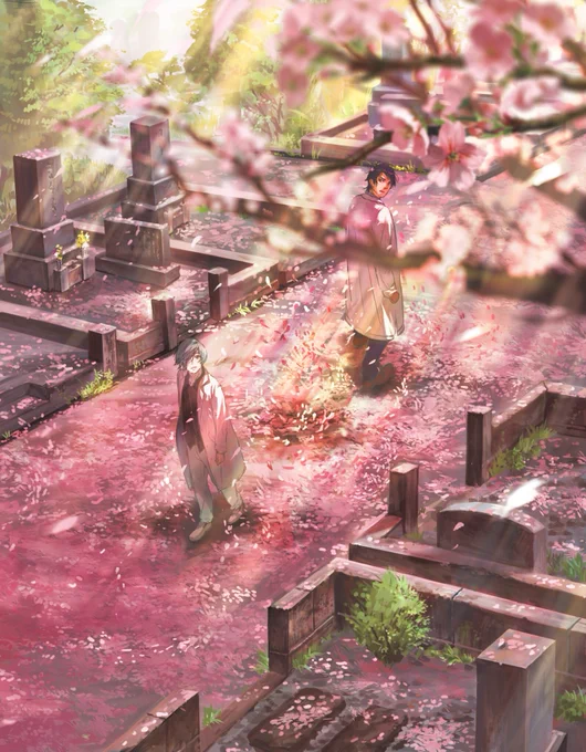 TO文庫様より11月1日に発売される「最後の医者は桜を見上げて君を想う」(二宮敦人様著)の装画を担当しております。どうぞよろしくお願いします。  