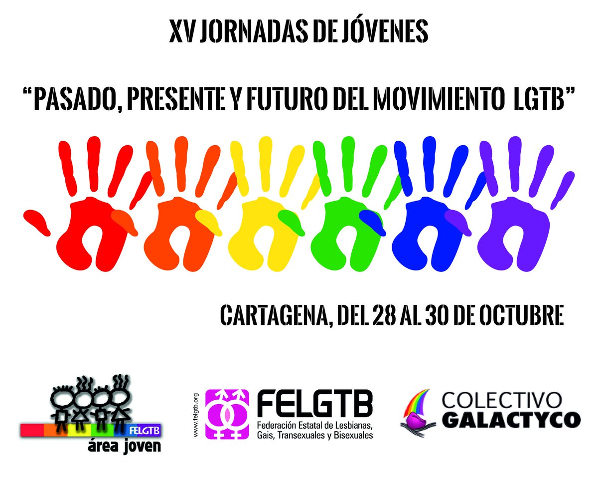 Amanda_Ca's tweet photo. Te gustaría participar en las próx Jornadas Jóvenes de @FELGTB Aqui tienes info y formulario de inscripción Anímate! https://t.co/u39x9UbRyx https://t.co/DSrUdfdxoH