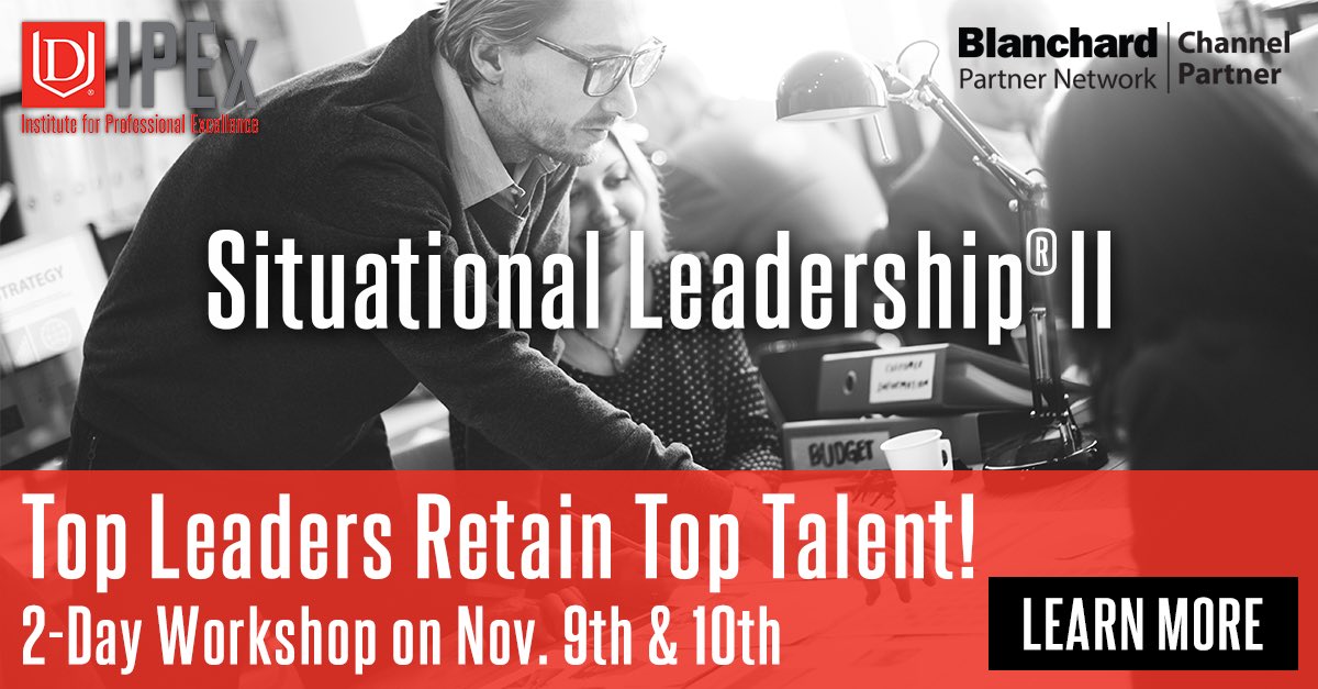 Top leaders retain top talent. Become a leader others want to follow with SLII® #MISHRM16 #IPExDU #MISHRM davenport.edu/ipex/SLII