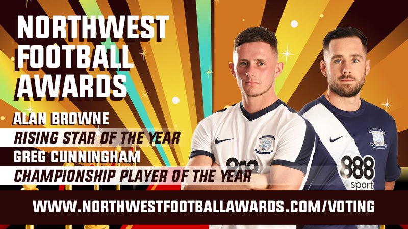 pnefc's tweet photo. The deadline is approaching for voting in the @NWFAwards! You can vote for Greg Cunningham and Alan Browne here: https://t.co/kZU7f5JXvq https://t.co/VHsTbJUfSF