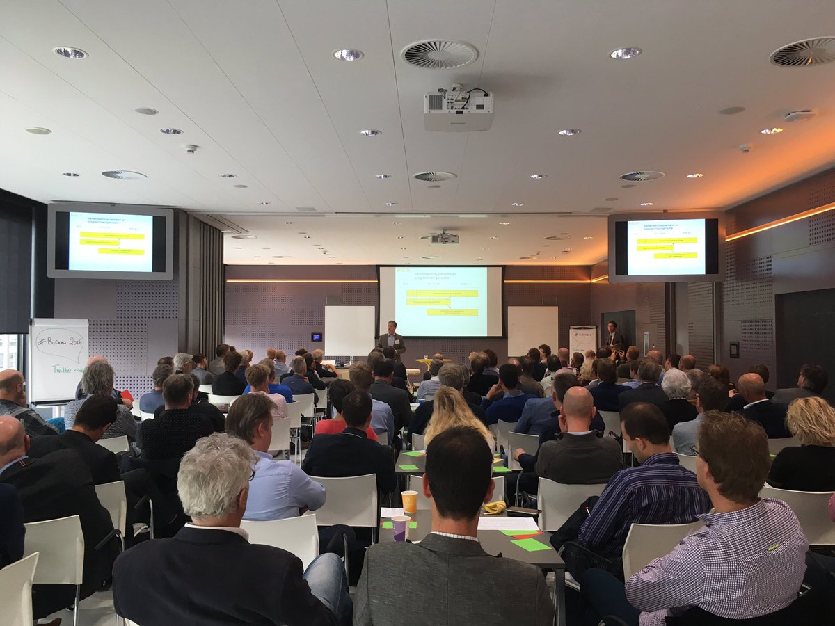 Vandaag bij #Bidon2016. Benieuwd naar de mogelijkheden. Aanwezigen zijn positief.