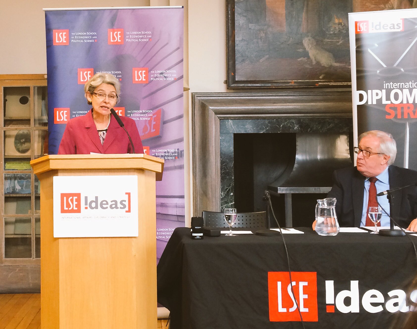 .@IrinaBokova begins by highlighting LSE & London's historic role in founding @UNESCO #LSEBokova https://t.co/aRLnoSIz0y