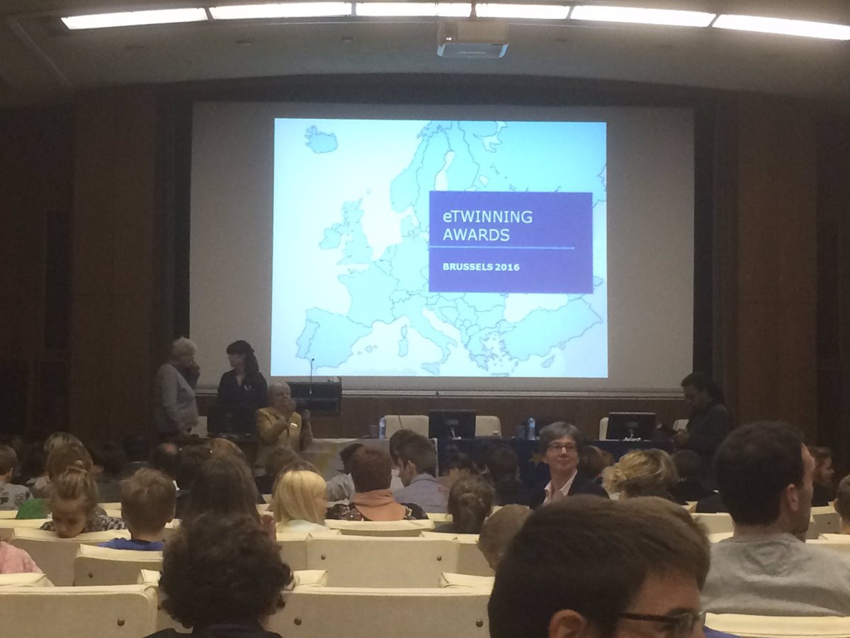 DeLaereF1's tweet photo. At eTwinning awards as member of jury @howest @HowestBASO https://t.co/Q0Tn6YDhN6