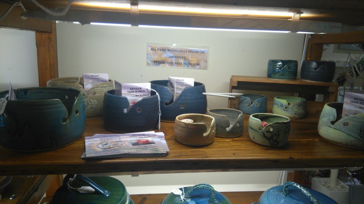 FabricationLDS's tweet photo. It's #WoolWeek &amp; these fabulous yarn bowls &amp; ceramic buttons are the perfect accessories #craft #heritage #knitting https://t.co/EjmmSk6hqf