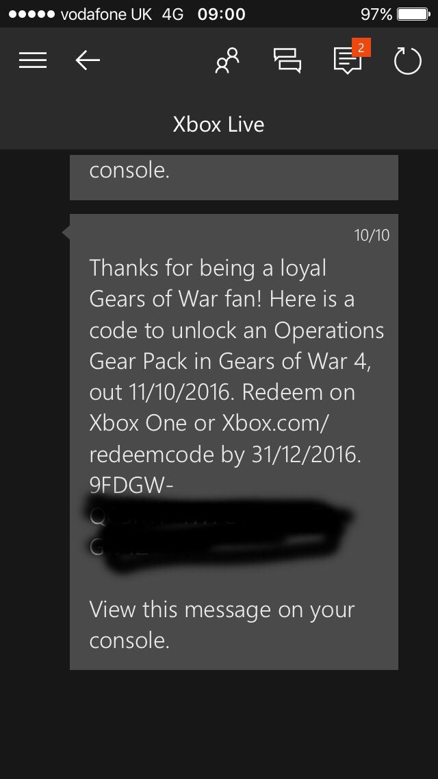 Fatal_Dubst3p's tweet image. I have a #GearsofWar4 operation gear pack code. 
RT n follow if u want this. Will pick someone when I finish work today @DNR_CREW #GOW4