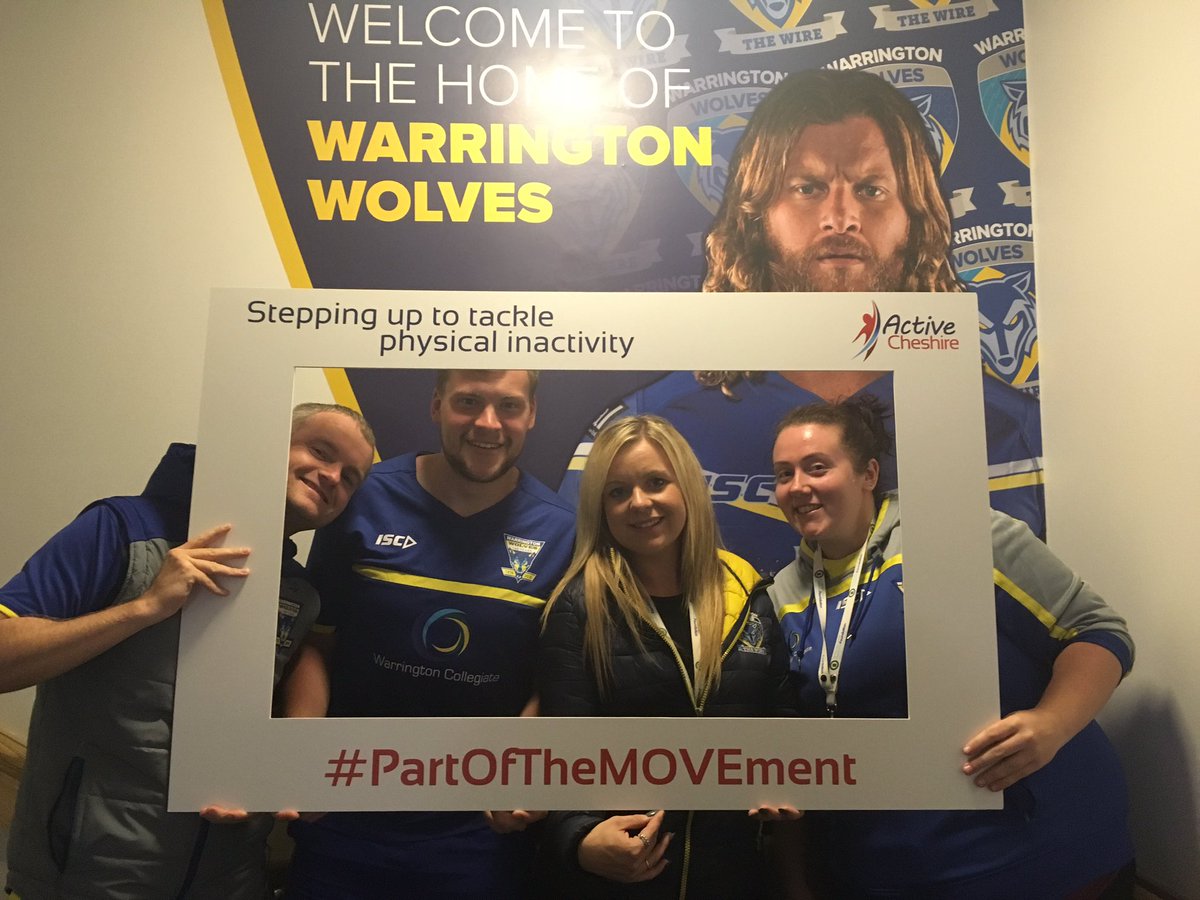 SportAC_'s tweet photo. Great to have @Joey_1979 &amp; the team @WWCLSFoundation #PartOfTheMOVEment! Committed to tackling physical inactivity with @ActiveCheshire! https://t.co/fPIbAusJ1Y