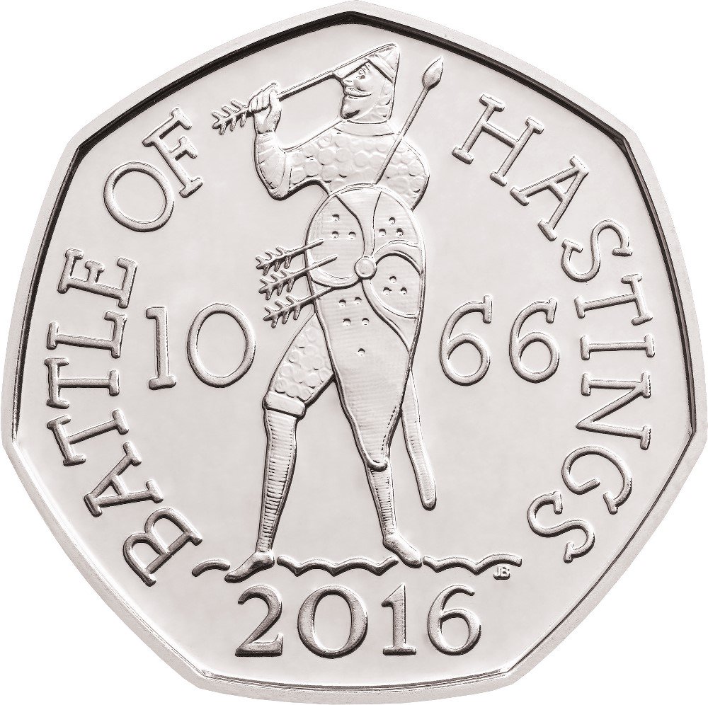 New 50p coin by <a href="/RoyalMintUK/">The Royal Mint</a> marks the 950th anniversary of the #BattleofHastings 
bit.ly/2dVRNtM by <a href="/PARoyal/">PA Royal Reporters</a>