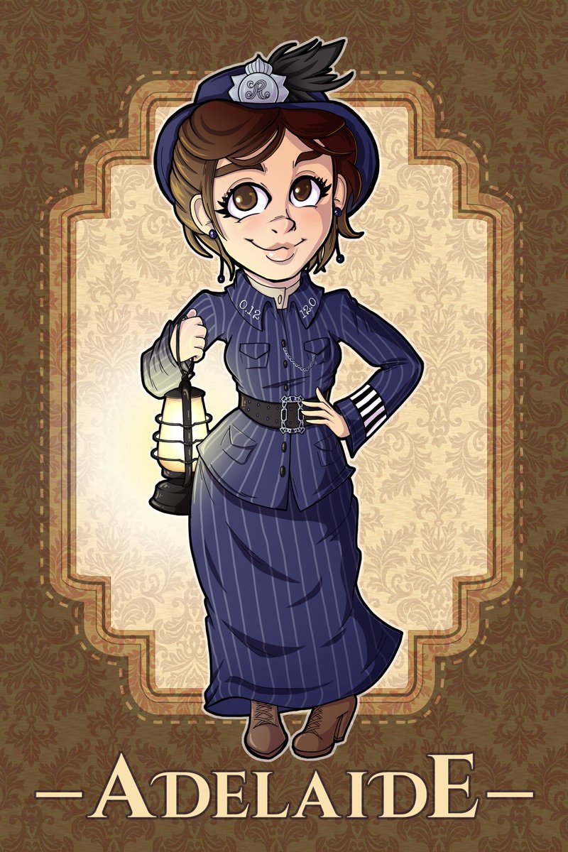 SugarySweetVint's tweet photo. GM #HouDoyers! Happy #AdelaideWednesday! Here is 1 of the main inspirations for the Adelaide custom illustration #HoudiniAndDoyle #Adelaide https://t.co/WttQCUaEME