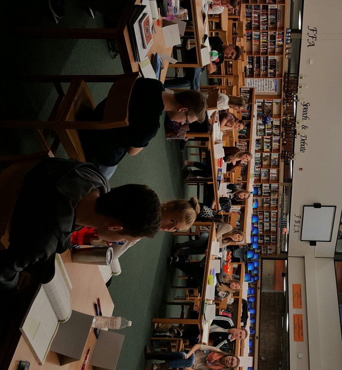 amt2076's tweet photo. Getting in on the ground floor with a
AP Psy students at RHS.takin youth Mental Health First Aid  #boone2020 #dr_poe https://t.co/KR1v5H2NHc