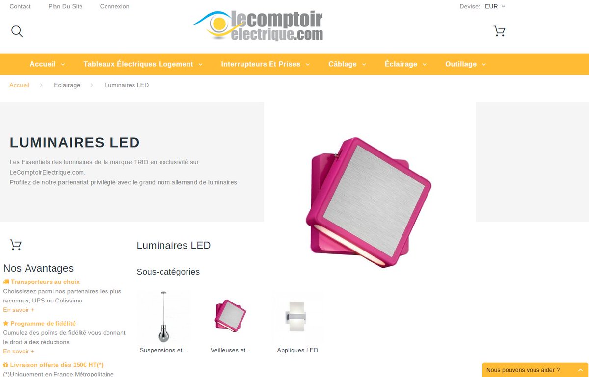 LeComptoir_Elec's tweet photo. Notre gamme #TRIO , #luminaireLED #AppliqueLED #Veilleuse, est en ligne, elle continuera de s'étoffer au cours des semaines ! :) https://t.co/5QMWkEqApe