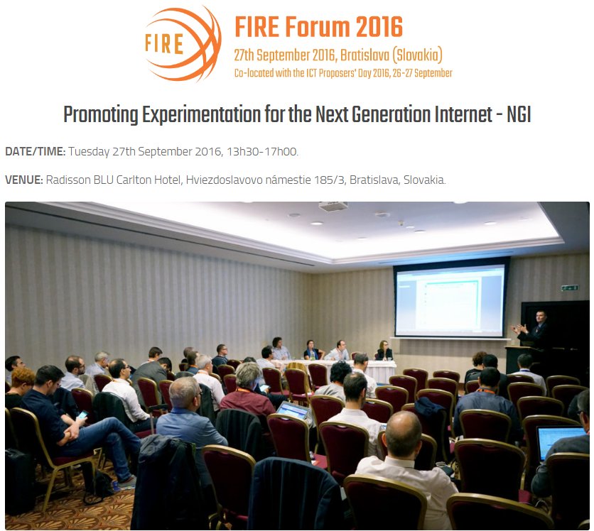 DiMPro_Lahnis's tweet photo. The FIRE Forum 2016 presentations are now available at: https://t.co/uxSzCy5URC #5G #IoT #ICT_FIRE #NGIeu https://t.co/uZVgJ9LWQA