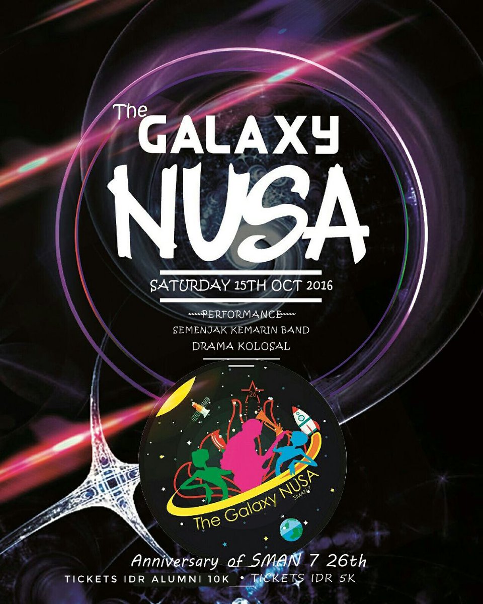 Present ! 
The Great and Luxury NUSA #3
Saturday, 15 Oct 2016..
Earth without Art, Just EH ! 

C'mon and join us ! 🙌