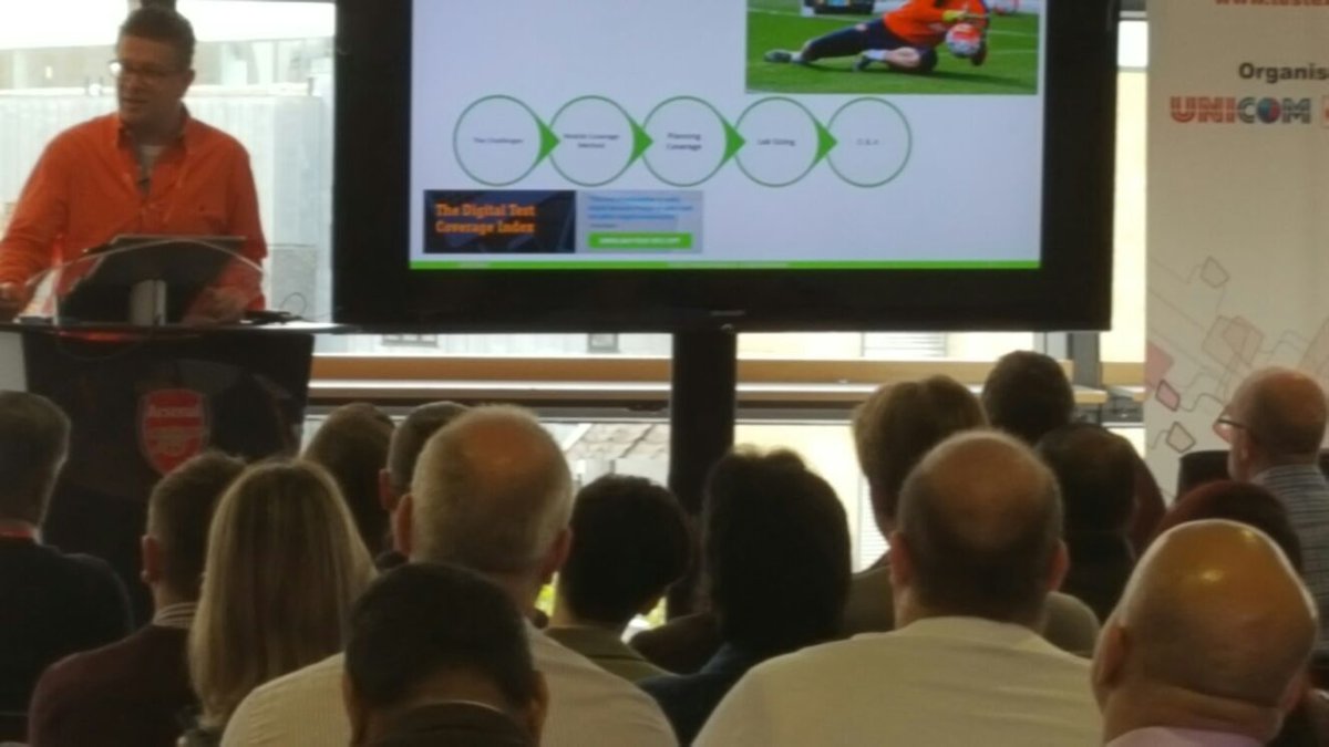 ek121268's tweet photo. Great audience at my #testexpo16 session today @perfectomobile https://t.co/AFBqXB5OL1