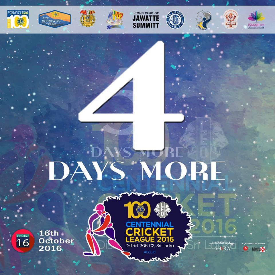 MGC_leos's tweet photo. 4 days more for #CCL16 #leosof306C2 #MGCleos #cricket #leosofsrilanka https://t.co/hdTW9sUwsX