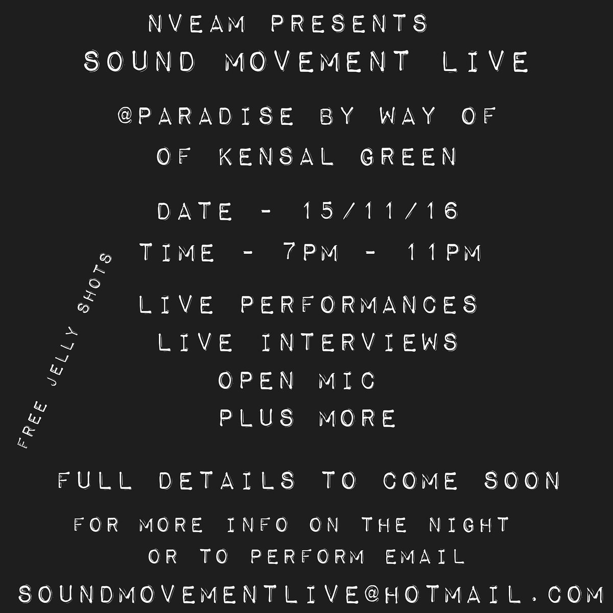 SoundMovementLv's tweet photo. November date confirmed for #soundmovementlive stay tuned for details coming soon https://t.co/4z7KGdHW9U