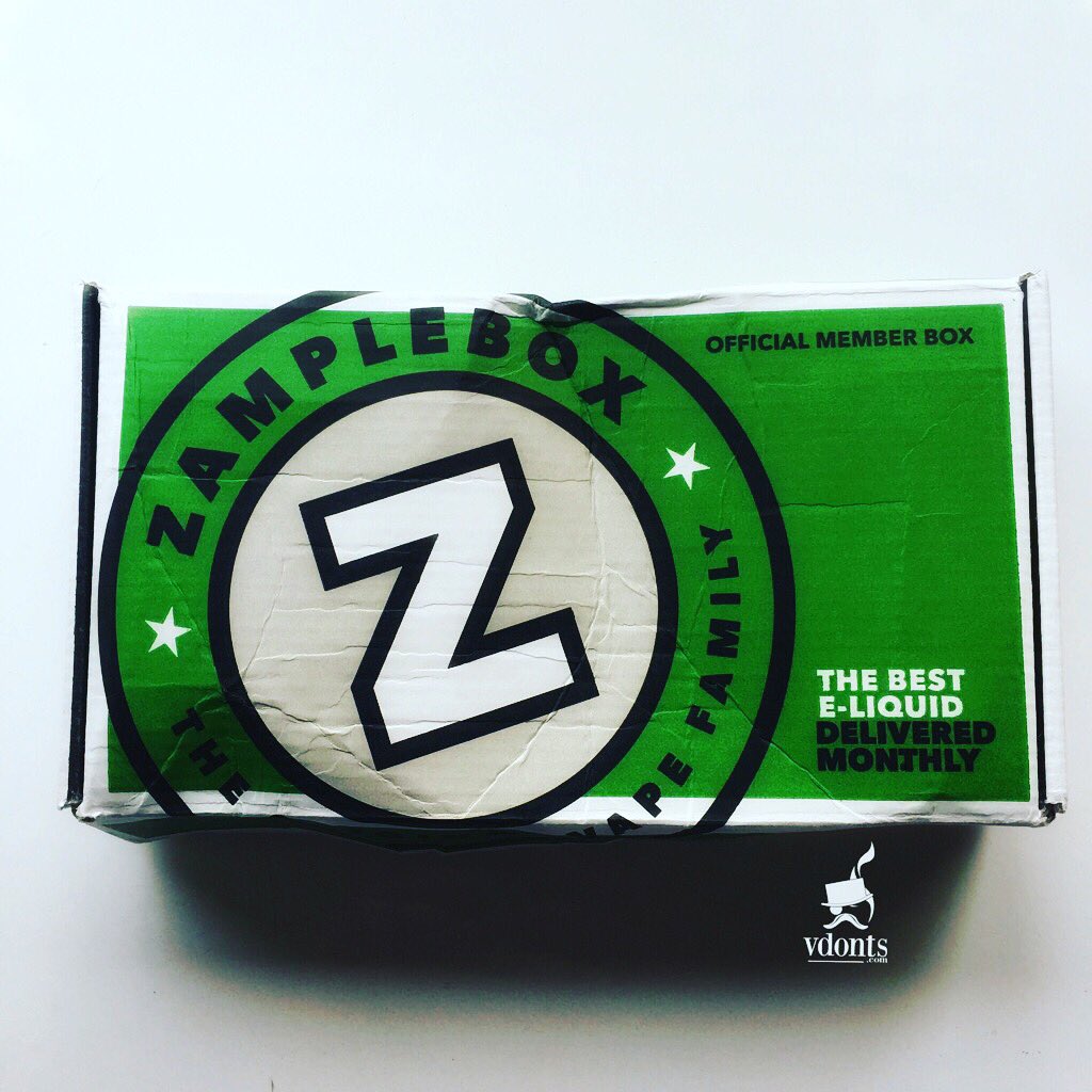 vdonts's tweet photo. My box by @ZampleBox 

#vape #vapefam #vapor https://t.co/6NKpWwFLFG