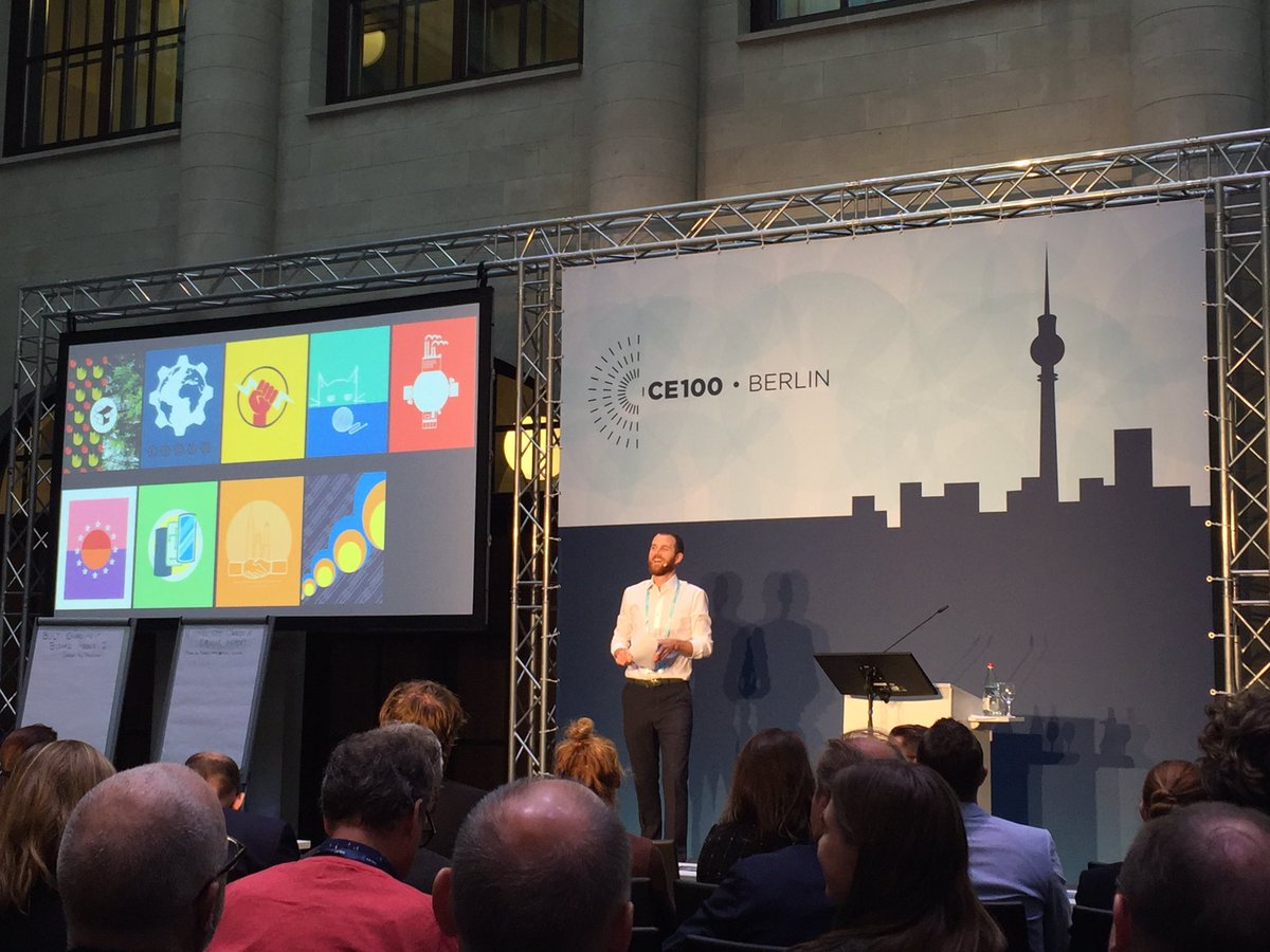 RaphaelStermann's tweet photo. Because #cocreation is key to driving #innovation: new pitches and celebration of the network's #coprojects for #CircularEconomy. #CE100 https://t.co/PluERPYjS0