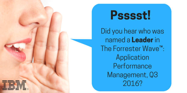 KeriRohlfs's tweet photo. Why Forrester named #IBM a leader in the #APM market https://t.co/S62QvVOiu7 https://t.co/GK5RCOEXcB