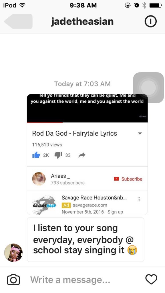 RodDaGoddd's tweet photo. #FanL💙ve ➕👼🏾💙™ https://t.co/GpTF0SPiqR