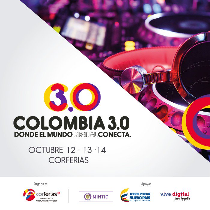 FunIxmatic's tweet photo. Acompañanos hoy y mañana en @CorferiasBogota en #col30 @Colombia3punto0 con @ViveLabBogota https://t.co/Not8J213cU