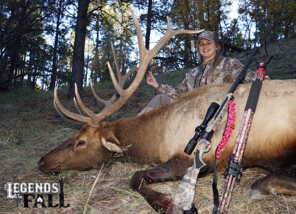 Congratulations to <a href="/McferrinGeorgia/">Georgia McFerrin</a> on her Gila National Forest- public land bull! #realgirlshunt #youthhunt #elkhunting #newmexico