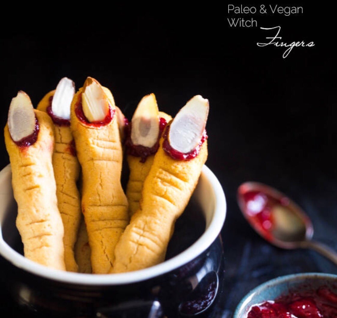 Halloween is coming up! Creepy cookie recipe! #glutenfree #vegan  foodfaithfitness.com/paleo-witch-fi… via @Foodfaithfit