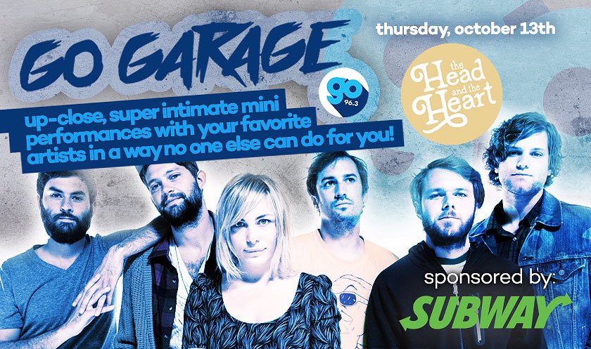 Go963MN's tweet image. The rumors are true,@headandtheheart will be blessing our #GoGarage tomorrow afternoon - RT for your chance to experience the magic!!