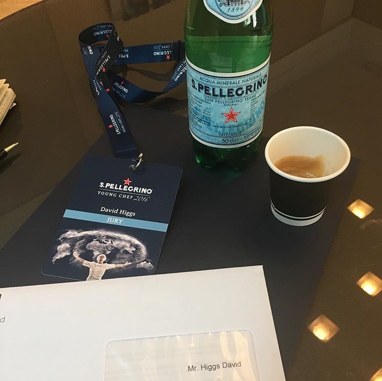 Chef <a href="/David_Higgs/">David Higgs</a> has arrived in Milan for #SPYoungChef2016. He is 1 of the "7 sages" who will judge the Grand Finale. #SPTaste @marble_sa