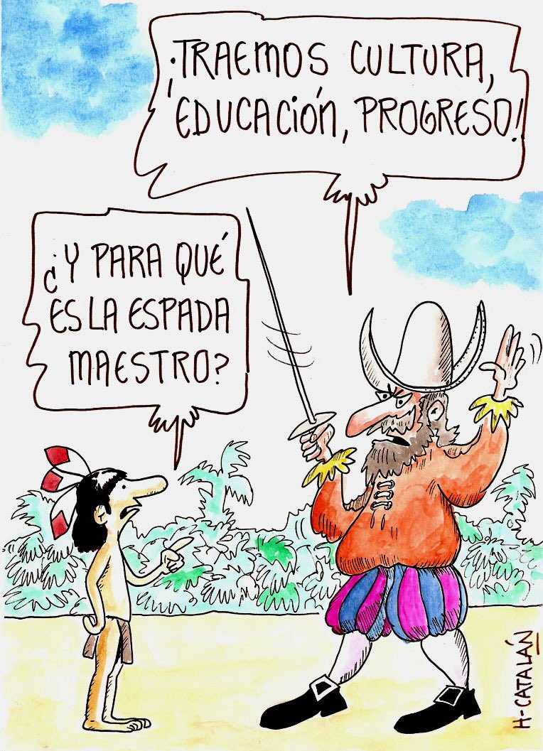 Alex_balsells's tweet photo. Admiro a los caricaturistas que en un cuadro pueden resumir la historia. https://t.co/lJMG7WsPOP