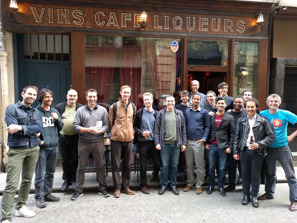 Sof's Bar in Paris. Center of the French-speaking bitcoin community. <a href="/AssoCDC/">Le Cercle du Coin</a> <a href="/HumBlock/">Humanitarian Blockch</a> <a href="/arthurbouquet/">Arthur</a> <a href="/MarsuTwitt/">Marsu</a> <a href="/ydemombynes/">Yorick de Mombynes</a> <a href="/daboloskov/">DA₿OLOSKOV</a>