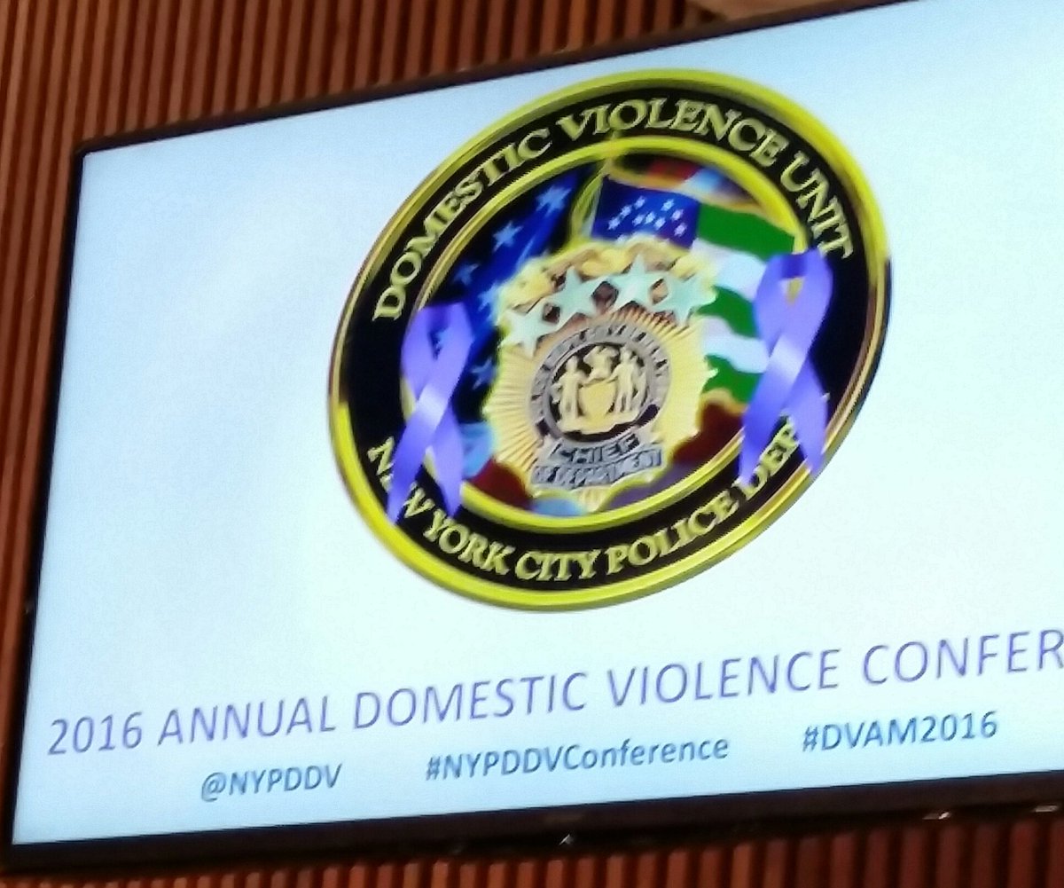 AllisonRoss20's tweet photo. At NYPD DV Conference recognizing DV Awareness Month. #DVAM2016 with Cecile Noel Commissioner, NYC MOCDV @NYCagainstabuse @sffny #EndDV https://t.co/BENzqg7AE5