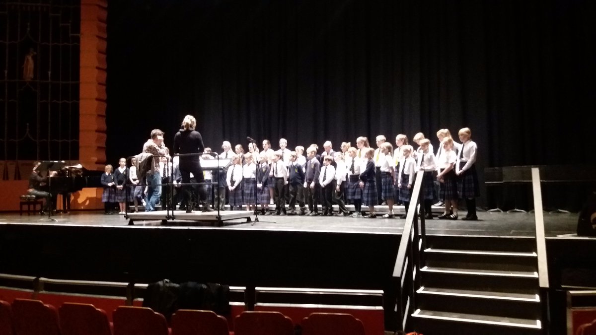 The senior choir had an inspirational masterclass with Alexander L'Estrange at the Festival of Singing at the Brighton Dome.