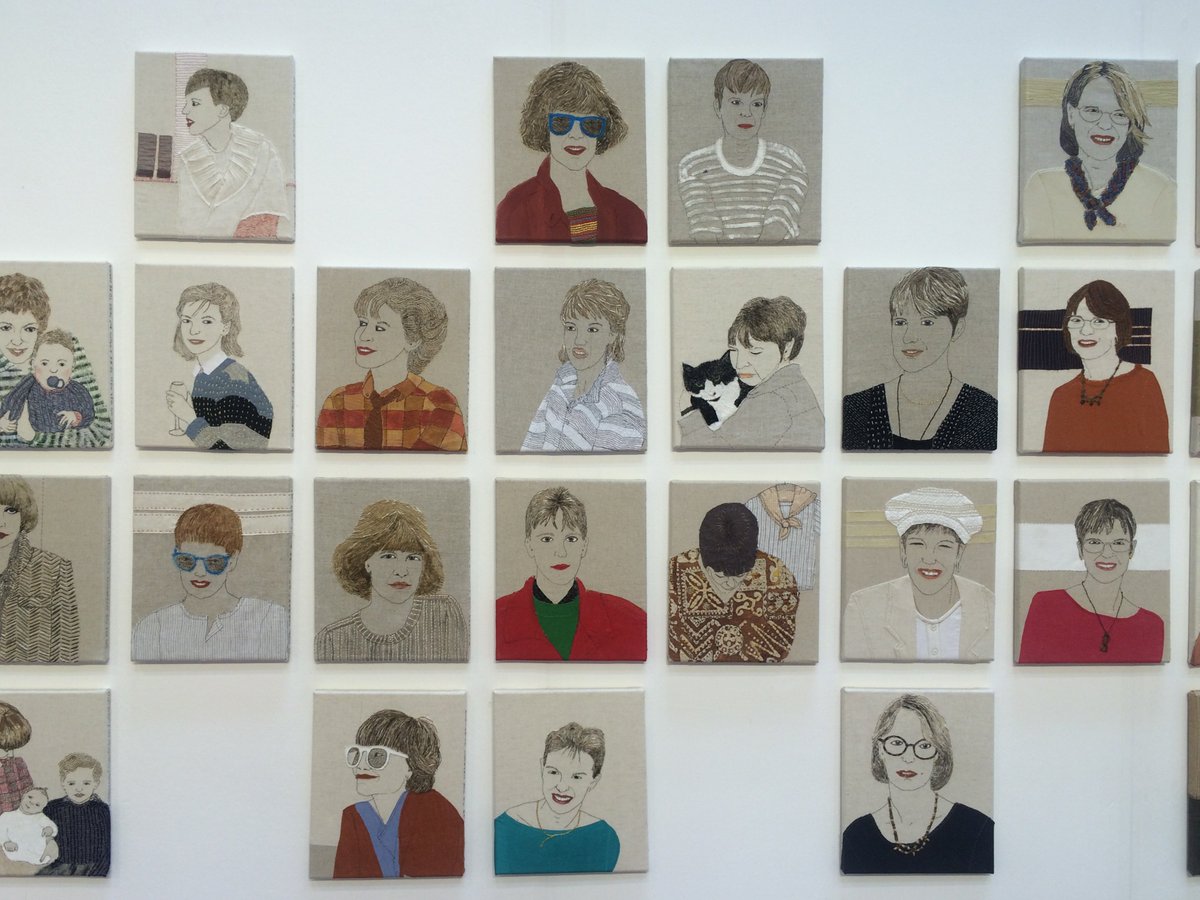knitnstitchshow's tweet photo. We love this piece entitled 63 by @womanwithafish #SueStone https://t.co/wzInEI4jBD